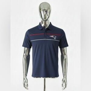 NFL: New England Patriots Blue Dri-Fit Polo Shirt (XL/XLarge)